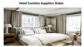 Hotel Curtains Suppliers Dubai