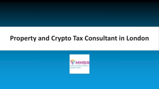 Property and Crypto Tax Consultant in London