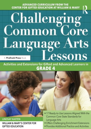 DOWNLOA T  Challenging Common Core Language Arts Lessons Challenging Common