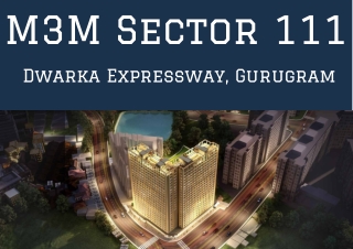 M3M Sector 111 Gurgaon - PDF Download