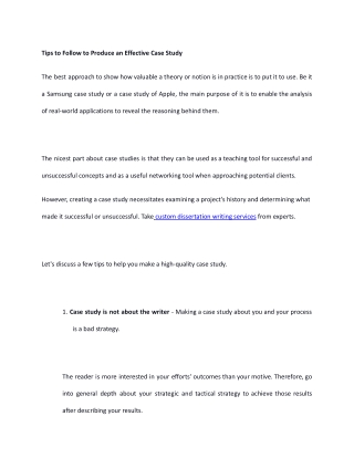 Tips to Follow to Produce an Effective Case Study (1)