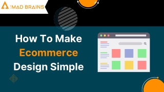 How To Make Ecommerce Design Simple