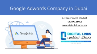 Google Adwords Company in Dubai_