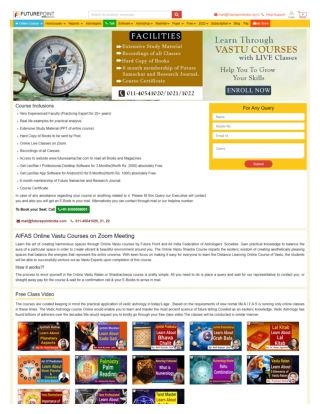 Best Online Vaastu Courses