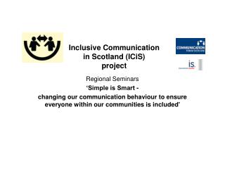 Inclusive Communication in Scotland (ICiS) project