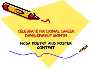 CELEBRATE NATIONAL CAREER DEVELOPMENT MONTH