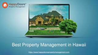 Best Property Management in Hawaii - HappyDoors Property Management
