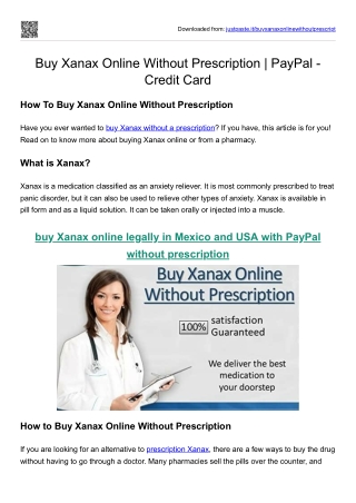 Buy Xanax Online Without Prescription PayPal Credit Card