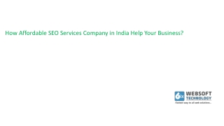 Get the Services of Top Seo consultant in India