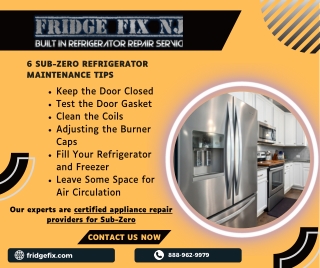 Six Sub-Zero Refrigerator Upkeep Suggestions