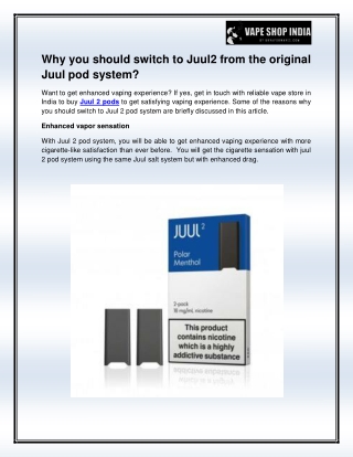 Juul pods