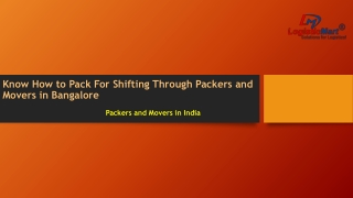 How to Pack For Shifting Through Packers and Movers in Bangalore