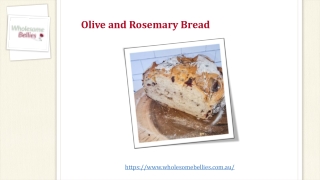 Olive and Rosemary Bread