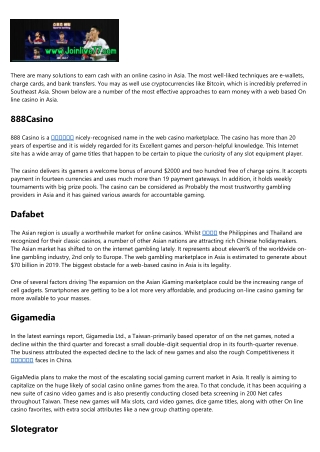 Different Types of Bonuses You Can Claim in a 카지노