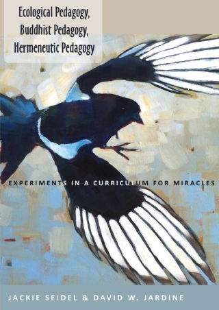 ePUB  Ecological Pedagogy Buddhist Pedagogy Hermeneutic Pedagogy