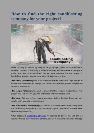 legioncorpca sand blasting company