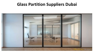 Glass Partition Suppliers Dubai