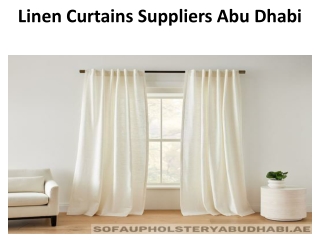Linen Curtains Suppliers Abu Dhabi