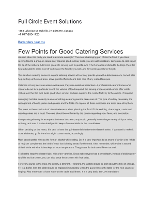 Full Circle Event Solutions