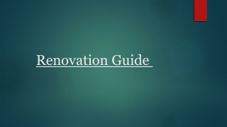 Select the Best Renovation Ideas for the Home of Your Dreams