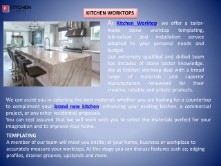 Kitchen worktops services