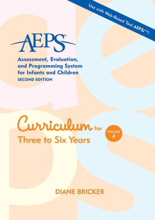 READ  Assessment Evaluation and Programming System for Infants and
