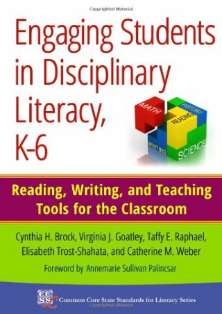 eBOOK  Engaging Students in Disciplinary Literacy K 6 Reading Writing