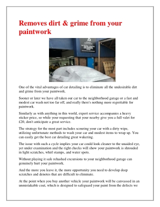 Get The Best Paint Protection in Great Wakering.