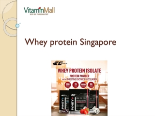 Whey protein Singapore