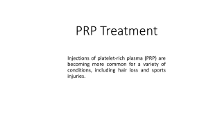 PRP Treatment