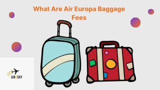 What Are Air Europa Baggage Fees