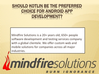 Should Kotlin be the preferred choice for Android App Development?