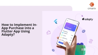 How to Use Adapty to Integrate In-App Purchases into a Flutter App?