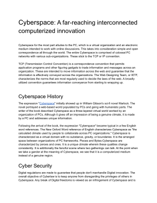 Cyberspace - Driveittech