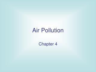 Air Pollution