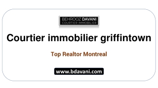 Welcome To Courtier immobilier griffintown