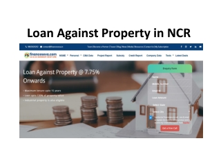Loan Against Property in NCR