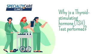 Why is a Thyroid-stimulating hormone (TSH) Test performed?