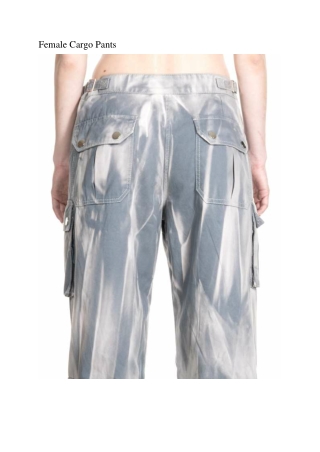 Female Cargo Pants_roperro.com