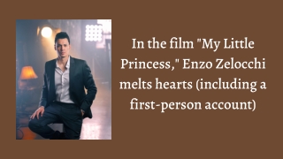 "My Little Princess," from Enzo Zelocchi, tears the heart apart