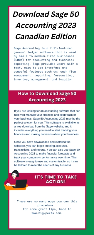 Download Sage 50 Accounting 2023 Canadian Edition