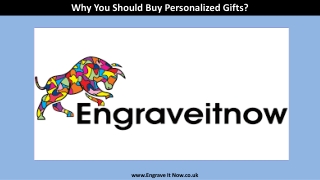 Why You Should Buy Personalized Gifts