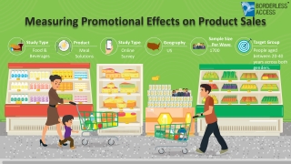 Measuring Promotional Effects on Product Sales