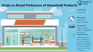 Study on Brand Preference of Household Products