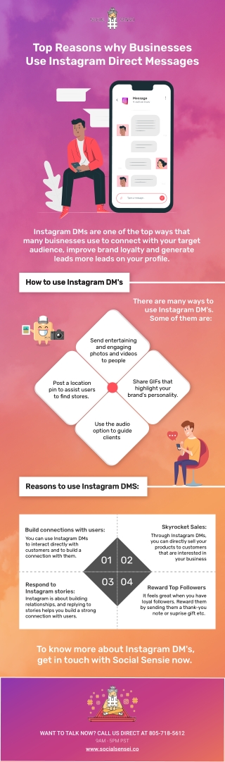 Top Reasons why Businesses Use Instagram Direct Messages