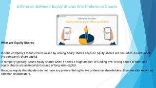 Difference Between Equity Shares And Preference Shares 2