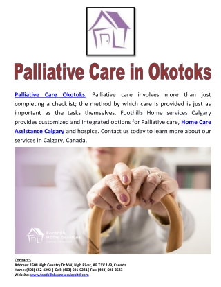 Palliative Care Okotoks