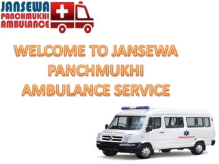 Well Organized Patient Transportation Ambulance in Kurji and kidwaipuri by Jansewa Panchmukhi