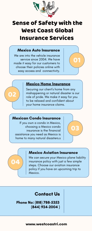 Sense of Safety with the West Coast Global Insurance Services