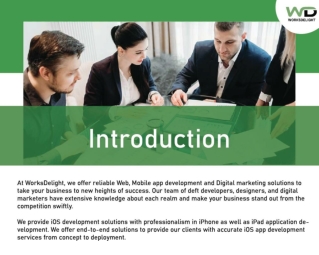Hire WorksDelight to turn your idea into a high-quality application!